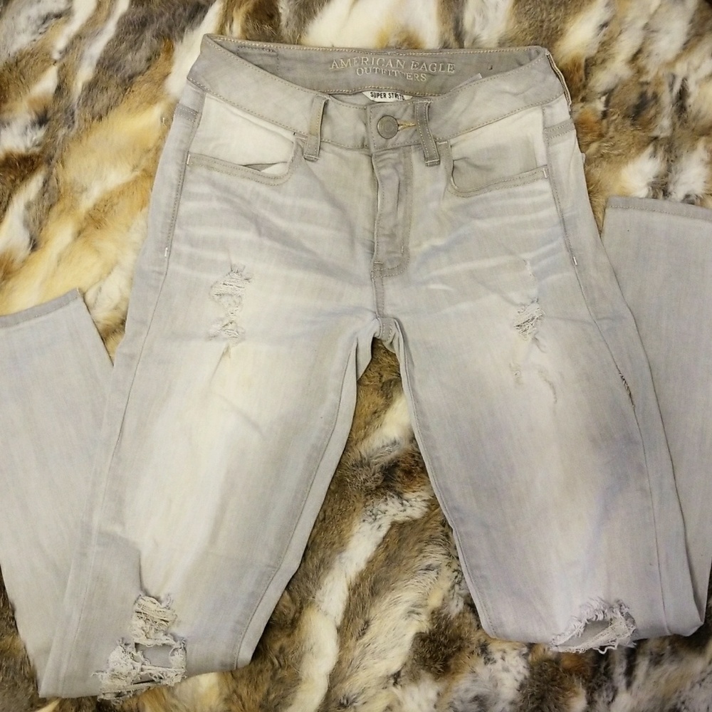 Steel Destroyed Jeggings